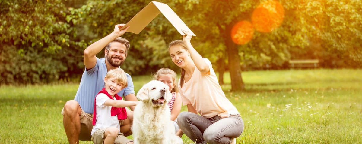 Family Picture with Dog