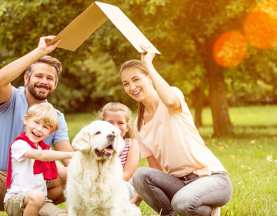 Family Picture with Dog